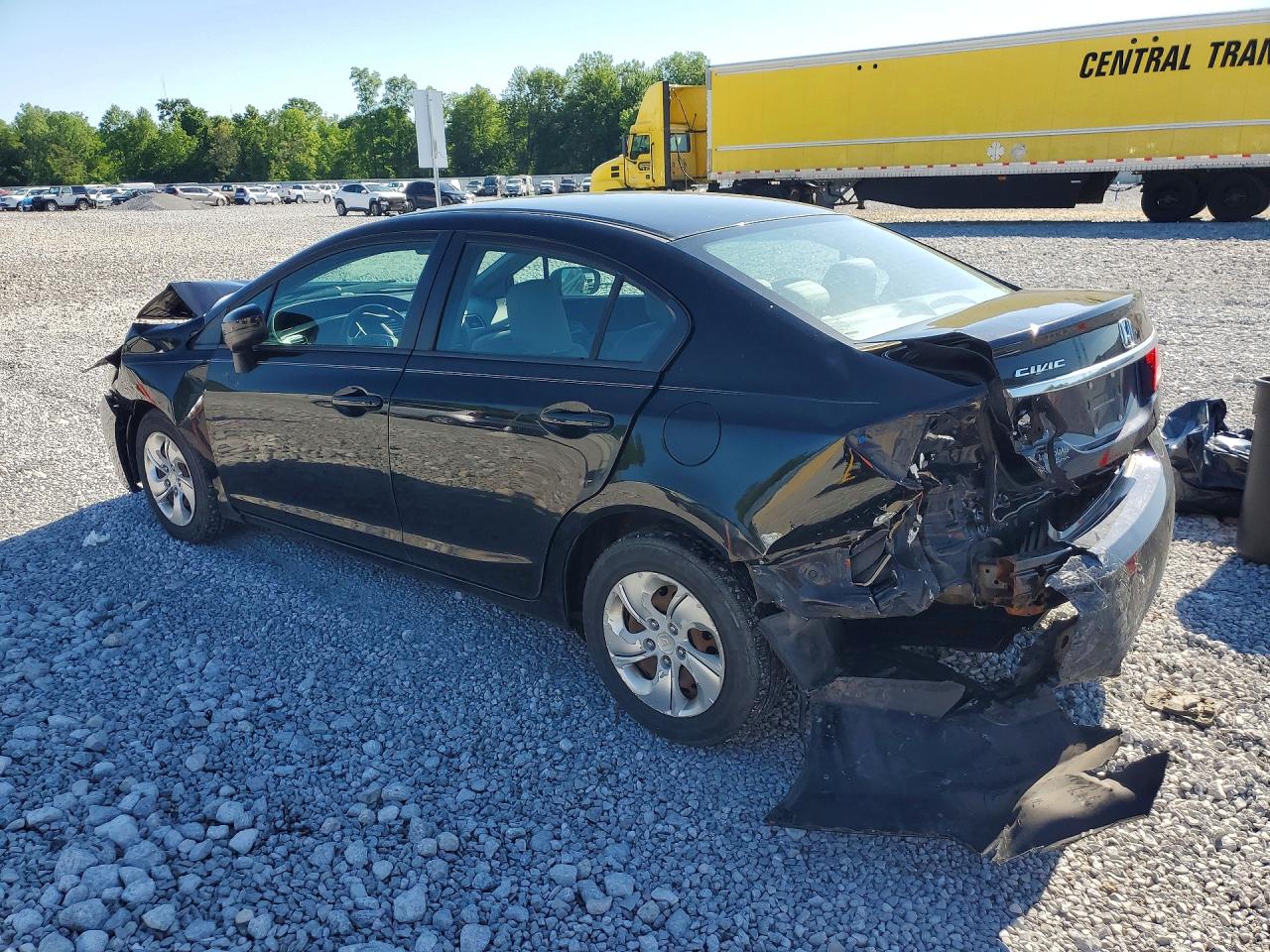 2015 Honda Civic Black vin: 2HGFB2F51FH506980