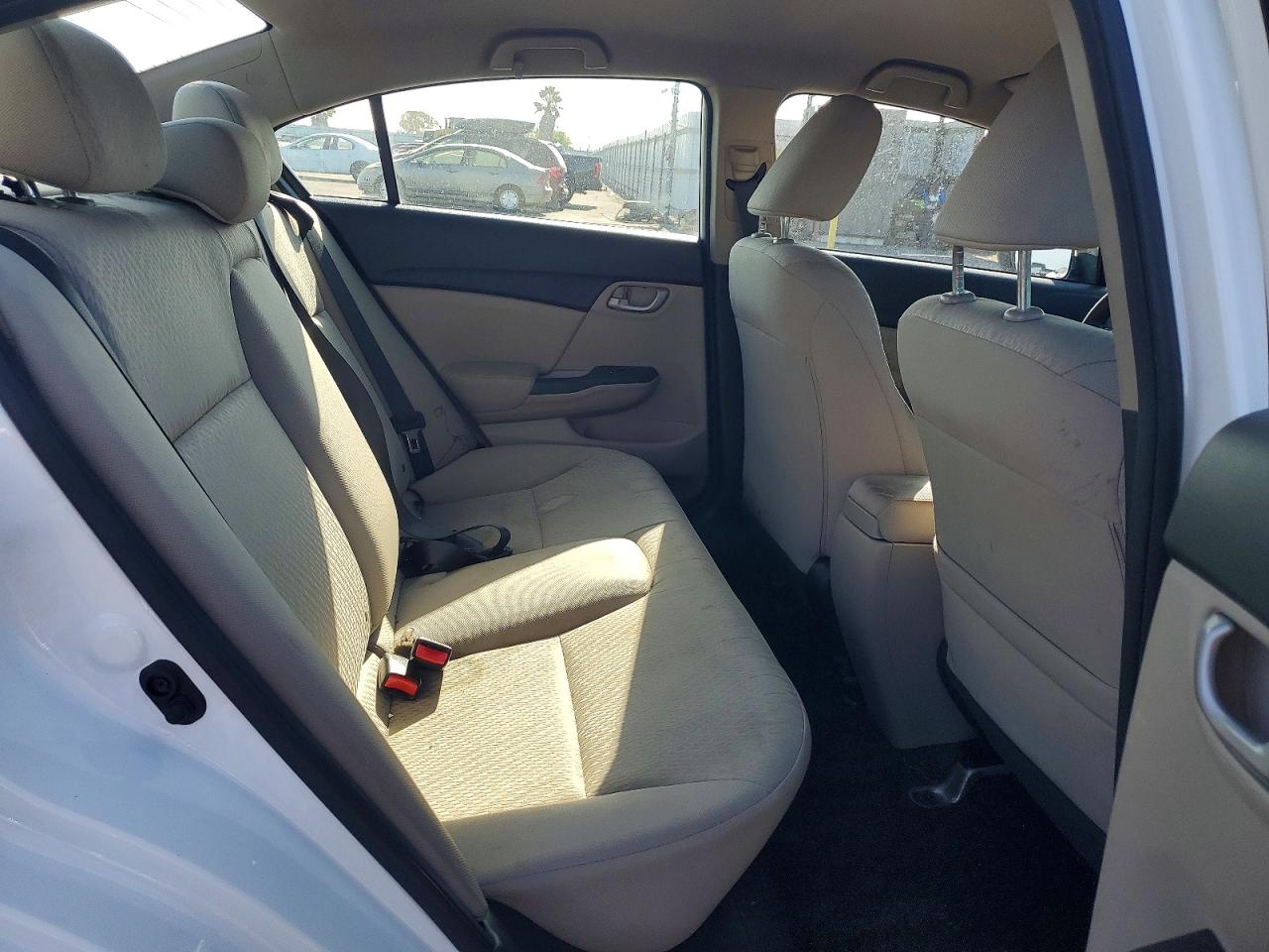 2015 Honda Civic Lx White vin: 2HGFB2F51FH512018