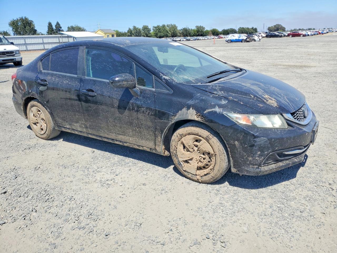 2015 Honda Civic Lx Black vin: 2HGFB2F51FH512682
