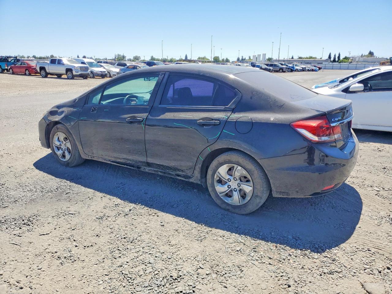 2015 Honda Civic Lx Black vin: 2HGFB2F51FH512682