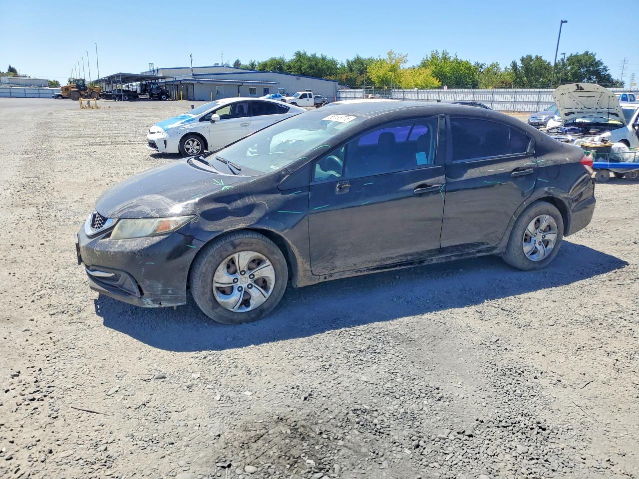 2015 Honda Civic Lx Black vin: 2HGFB2F51FH512682