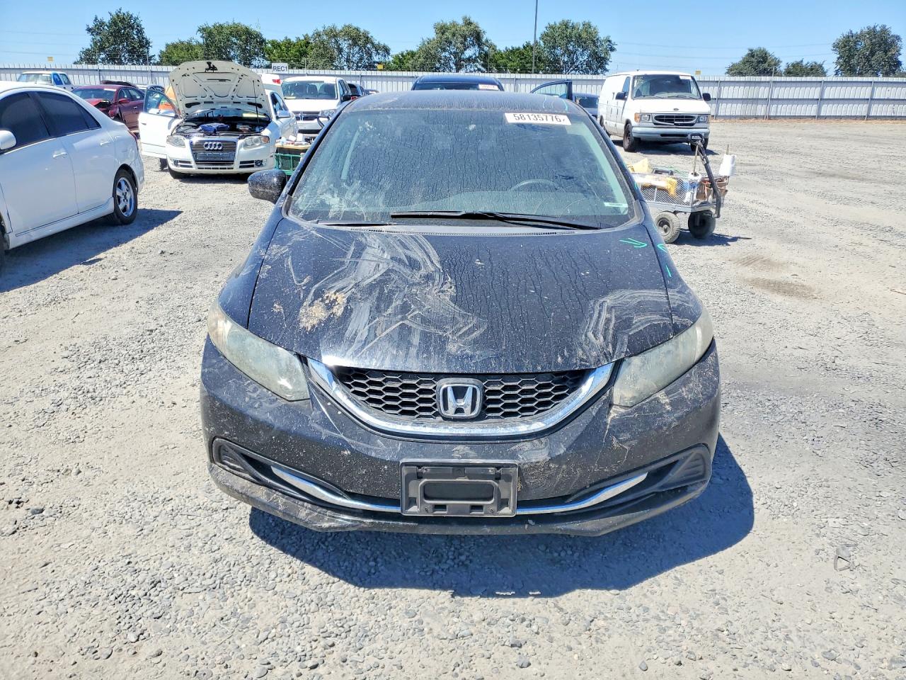 2015 Honda Civic Lx Black vin: 2HGFB2F51FH512682