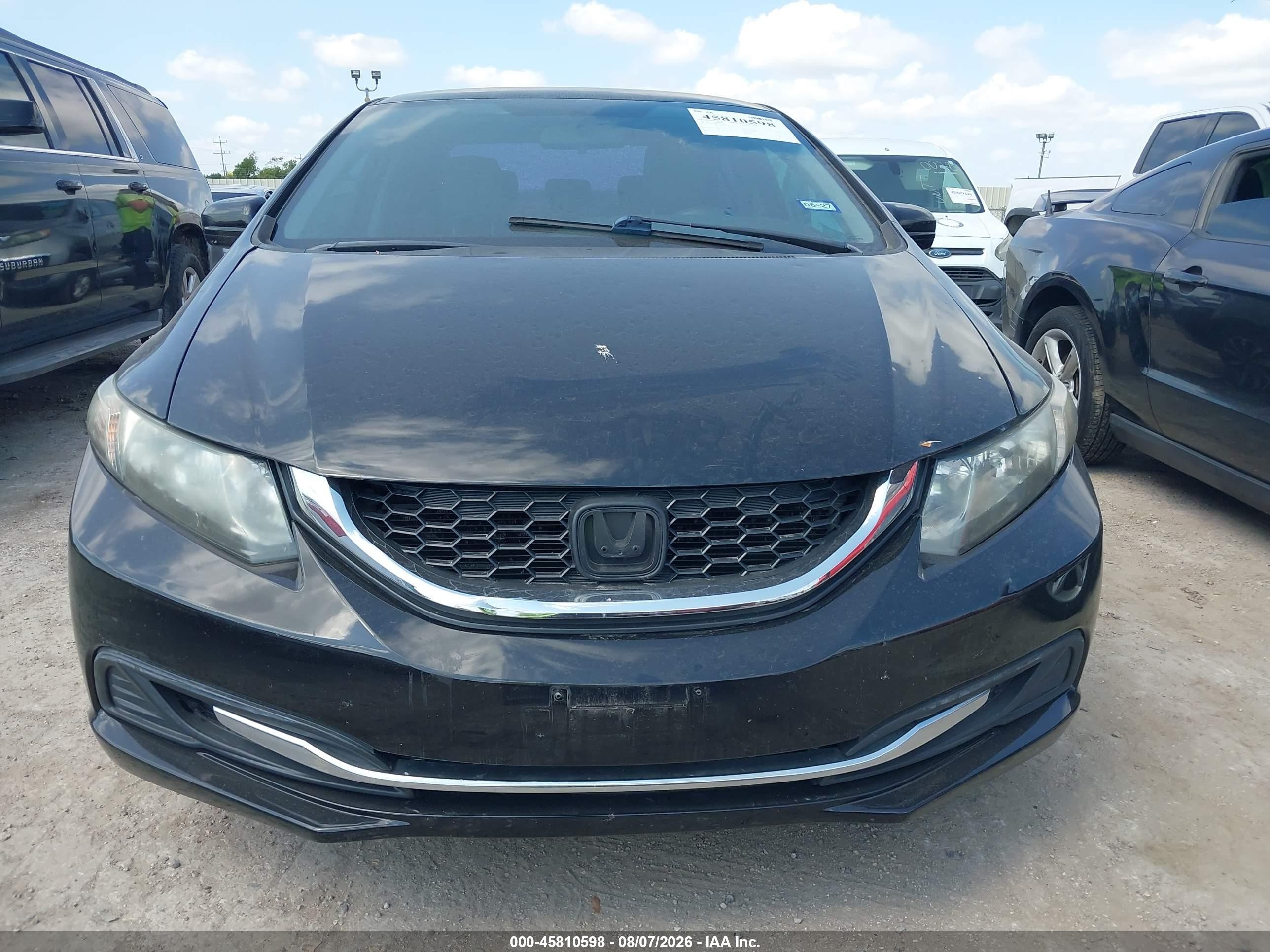 2015 Honda Civic Lx Black vin: 2HGFB2F51FH514819
