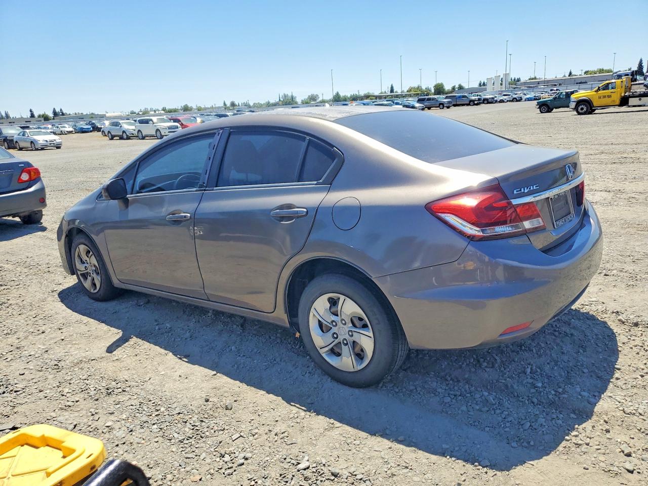 2015 Honda Civic Lx Серый vin: 2HGFB2F51FH519356
