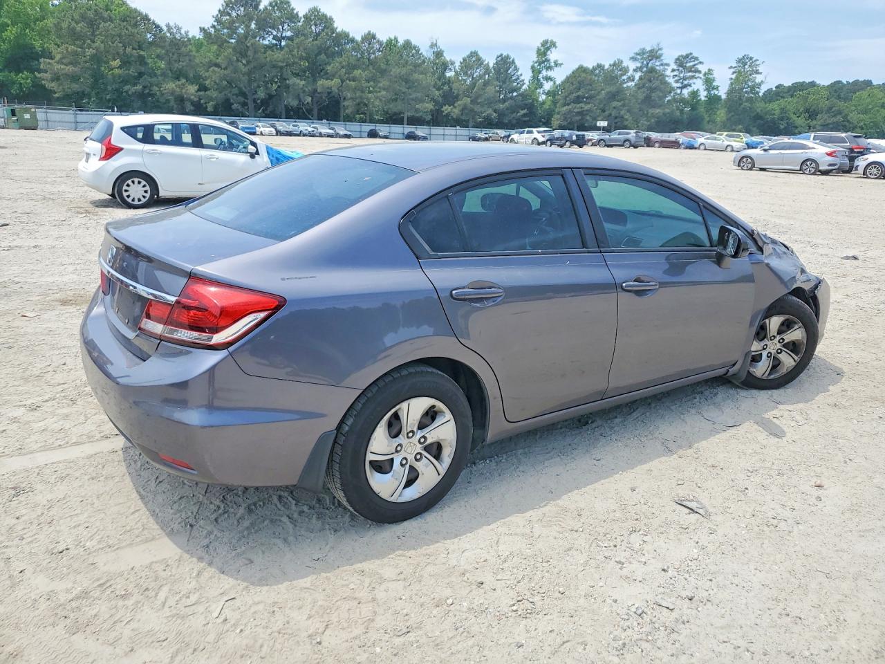2015 Honda Civic Lx Charcoal vin: 2HGFB2F51FH525397