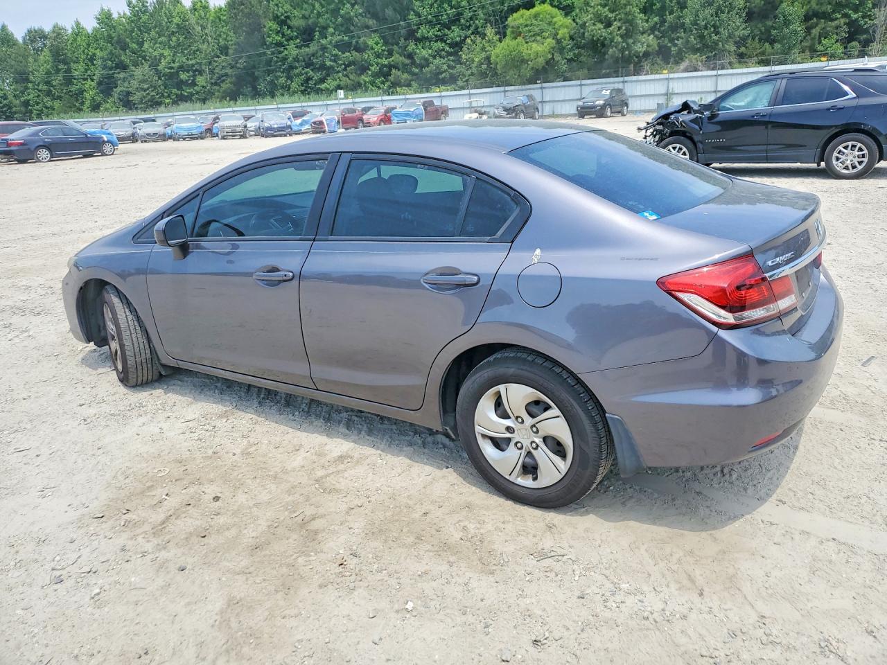 2015 Honda Civic Lx Charcoal vin: 2HGFB2F51FH525397