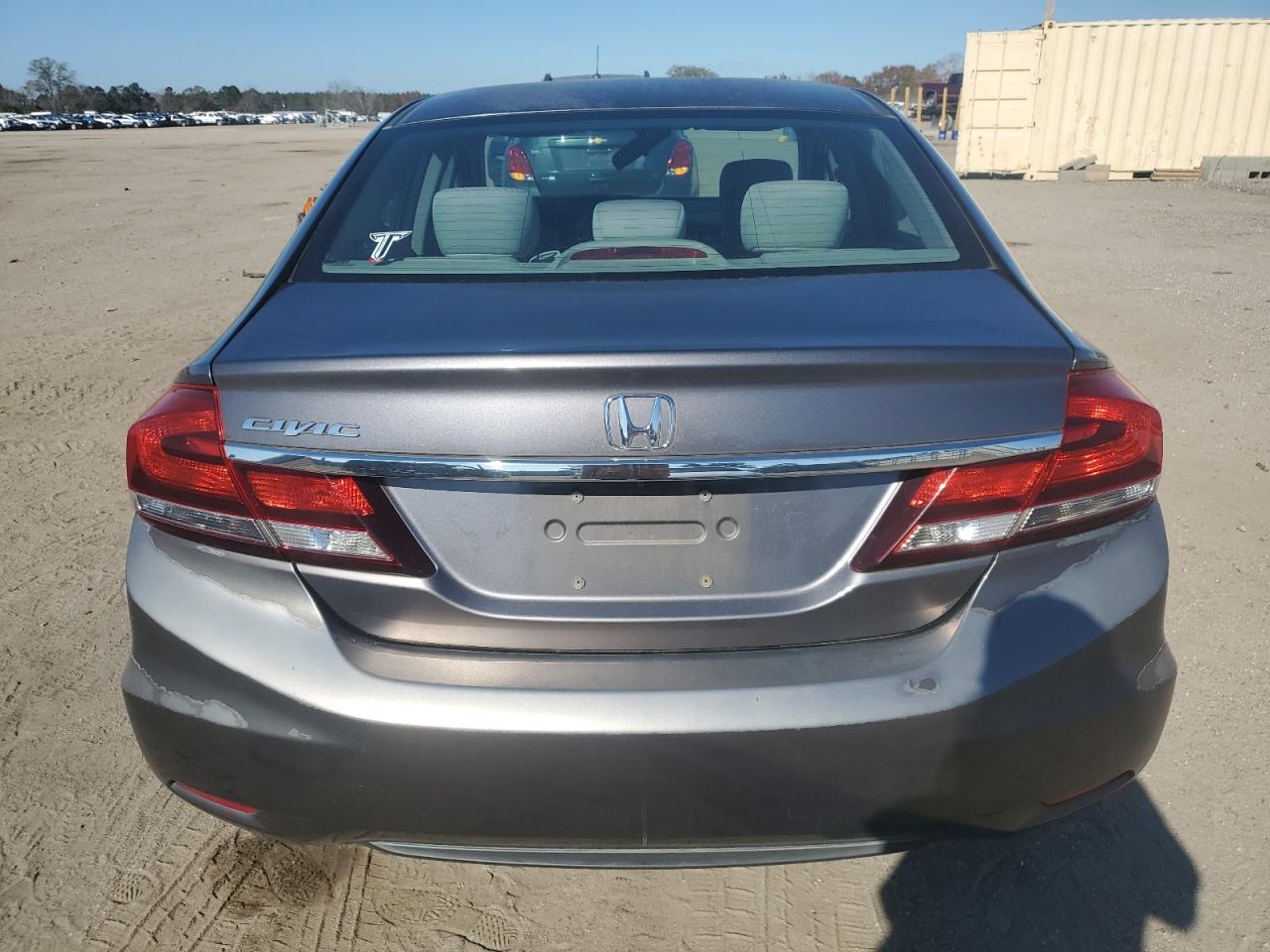 2015 Honda Civic Lx Серый vin: 2HGFB2F51FH530762