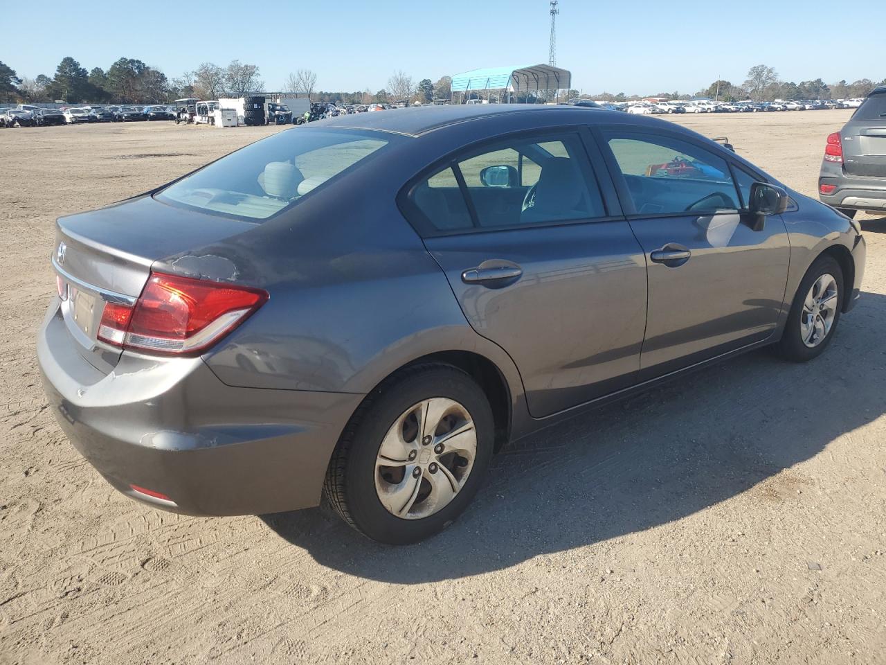 2015 Honda Civic Lx Серый vin: 2HGFB2F51FH530762