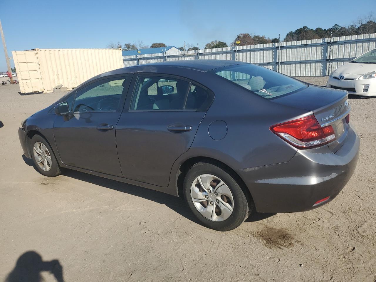 2015 Honda Civic Lx Серый vin: 2HGFB2F51FH530762