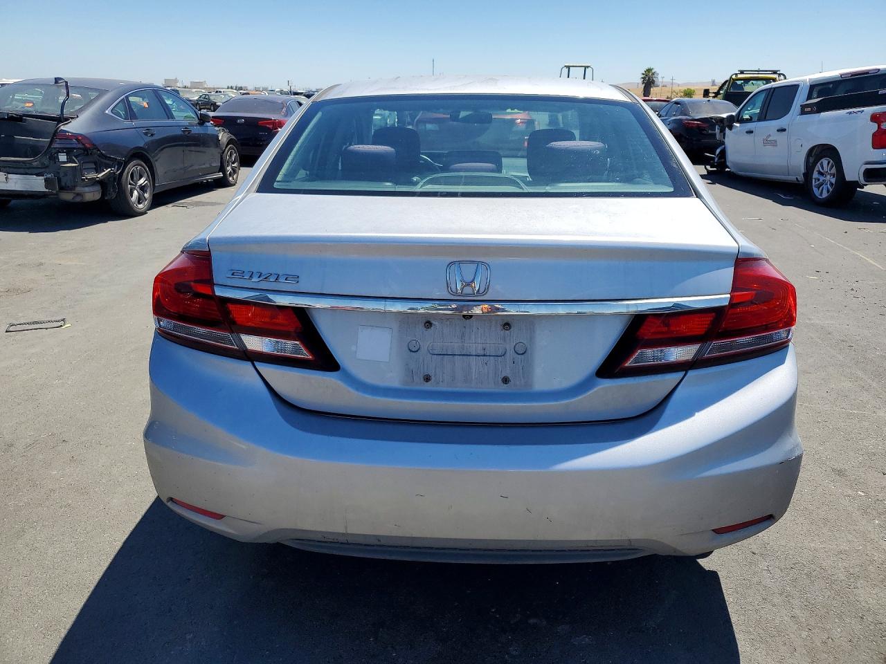 2015 Honda Civic Lx Silver vin: 2HGFB2F51FH534679