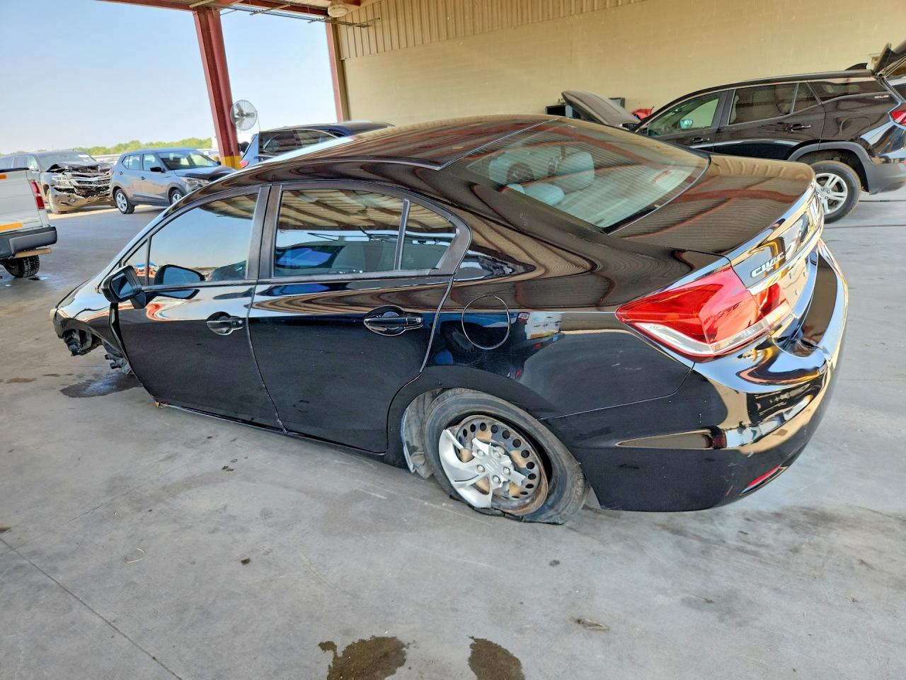 2015 Honda Civic Lx Black vin: 2HGFB2F51FH536562