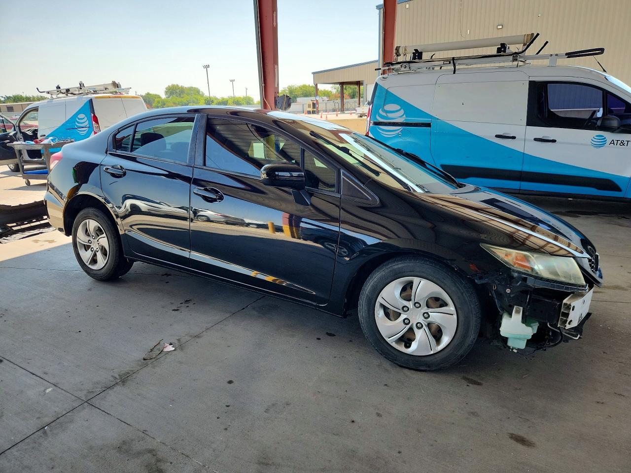 2015 Honda Civic Lx Black vin: 2HGFB2F51FH536562