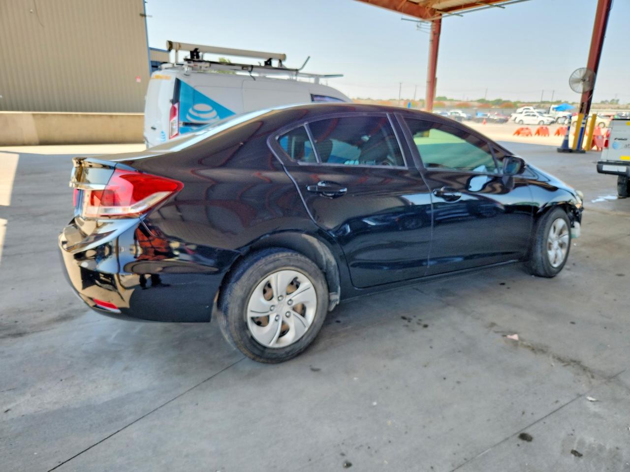 2015 Honda Civic Lx Black vin: 2HGFB2F51FH536562