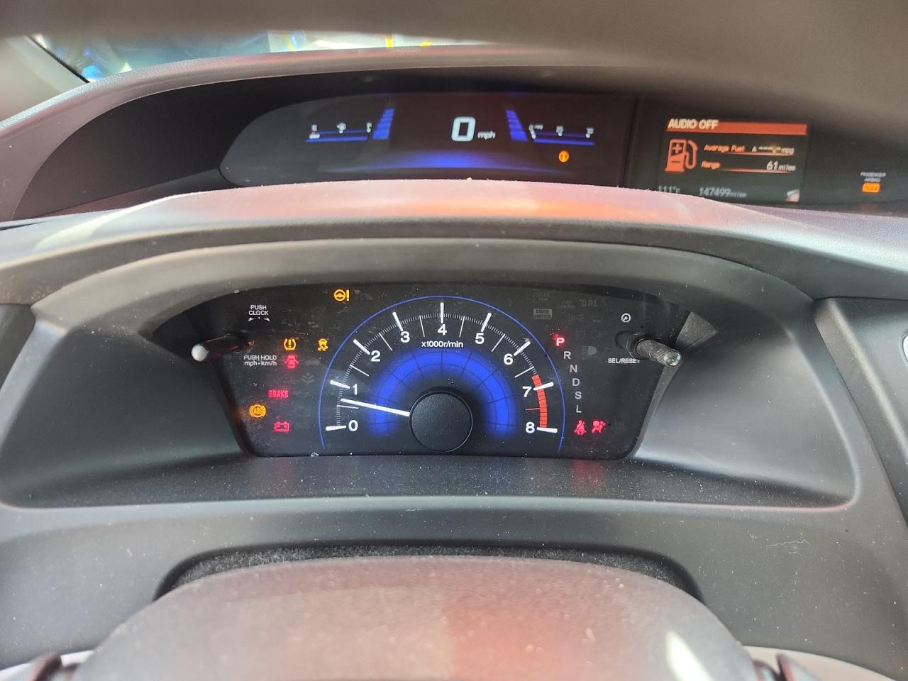 2015 Honda Civic Lx Black vin: 2HGFB2F51FH536562 Damage: Warning Light - Abs, On, Unacceptable