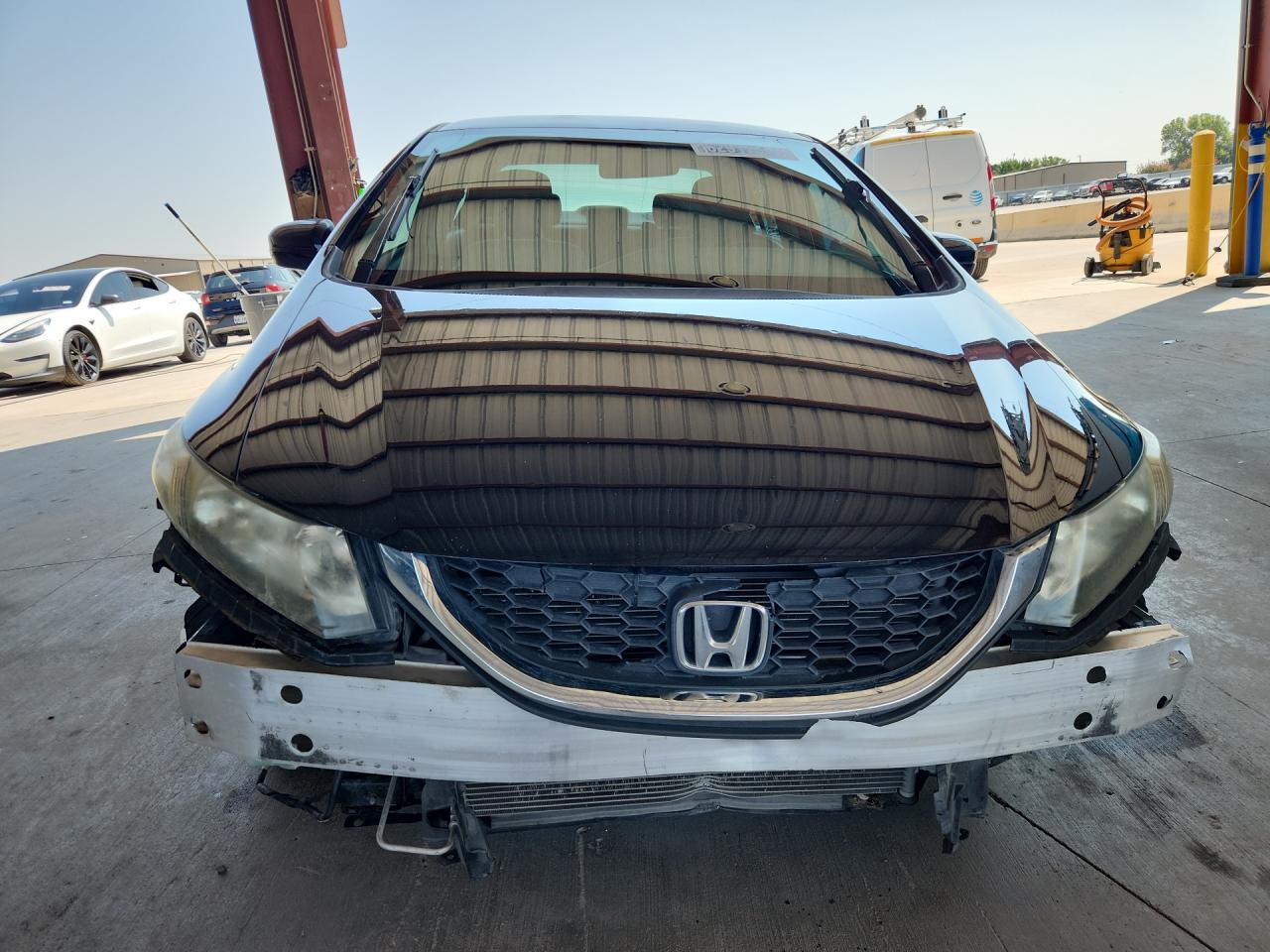 2015 Honda Civic Lx Black vin: 2HGFB2F51FH536562 Damage: Front Bumper/Cover, Missing, Replacement Required