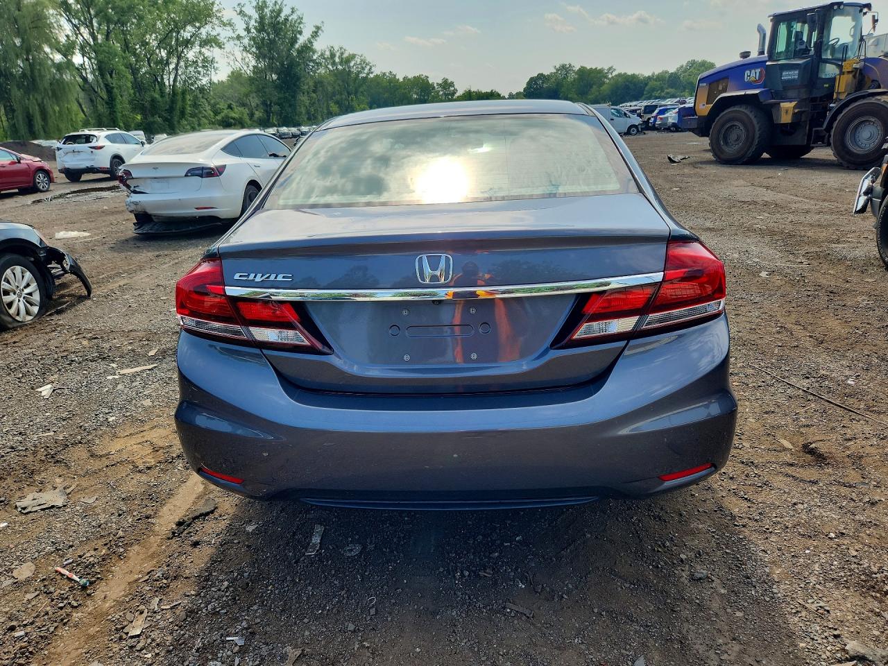 2015 Honda Civic Lx Gray vin: 2HGFB2F51FH540336