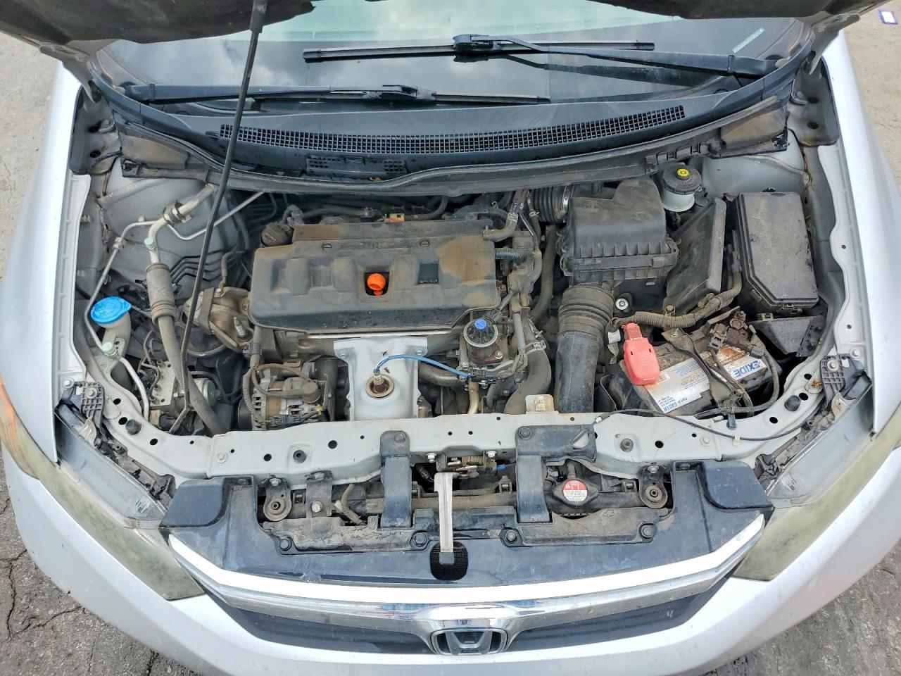 2012 Honda Civic Lx Silver vin: 2HGFB2F52CH328525
