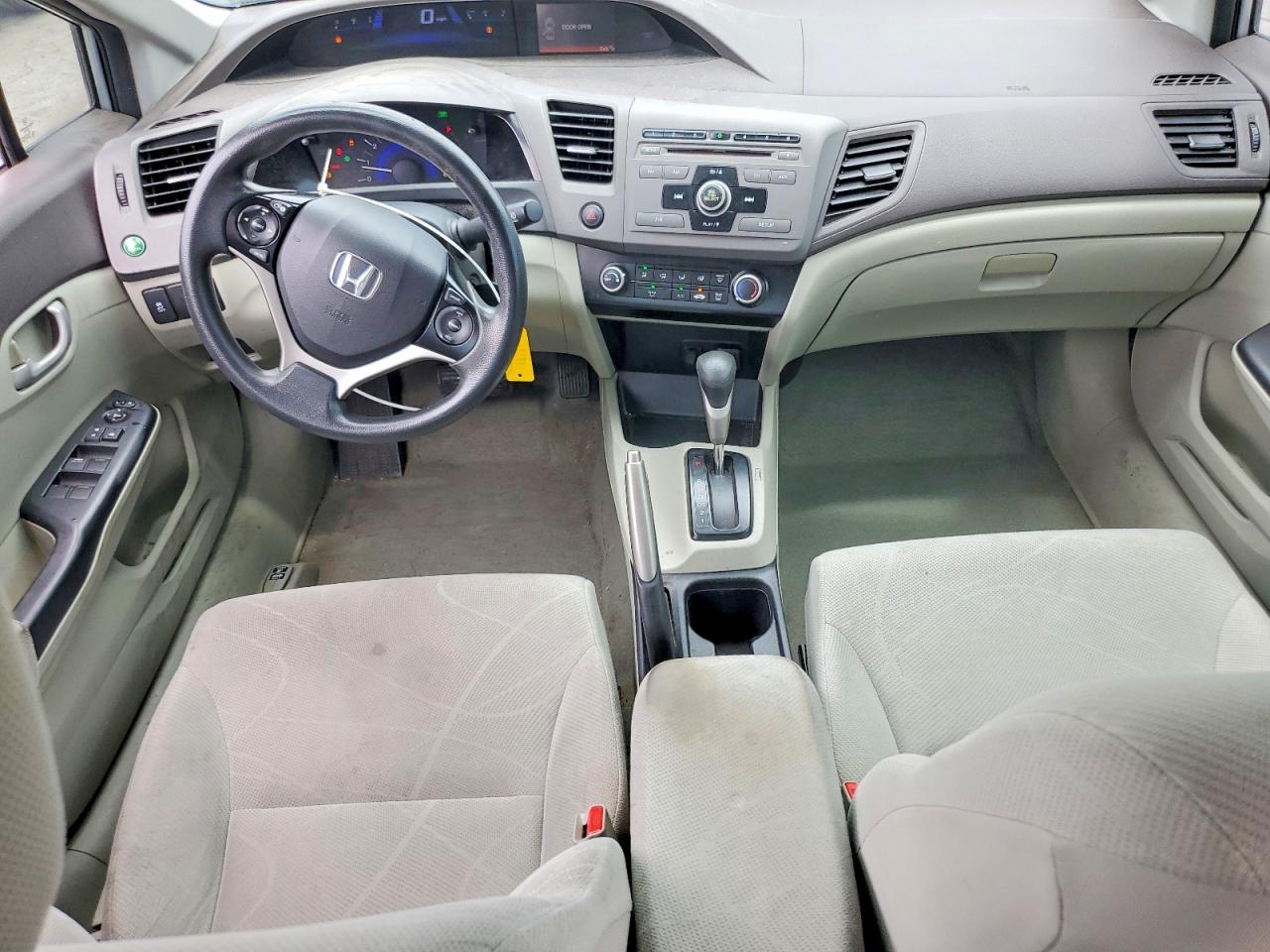 2012 Honda Civic Lx Silver vin: 2HGFB2F52CH328525