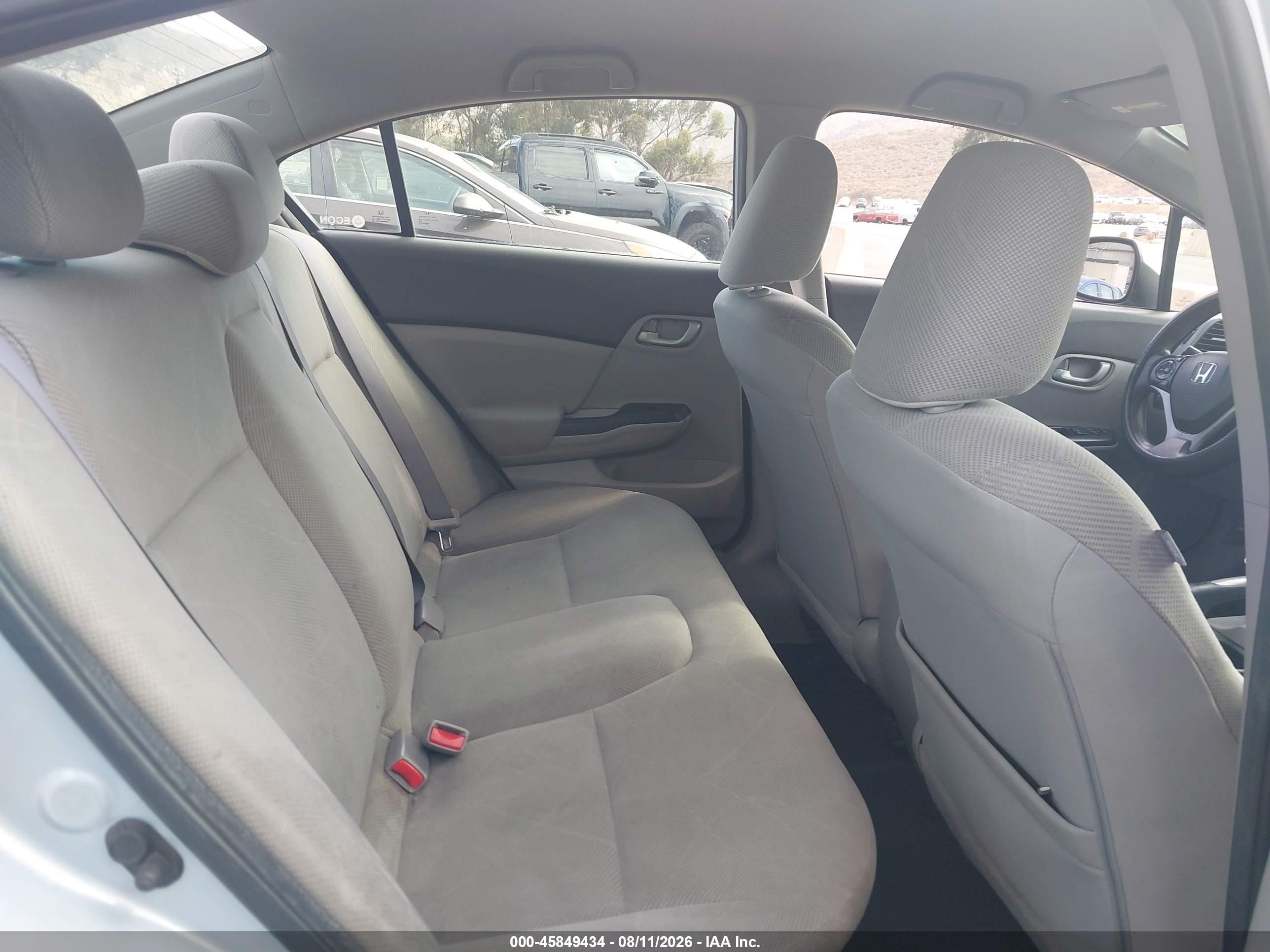 2012 Honda Civic Lx Blue vin: 2HGFB2F52CH509916