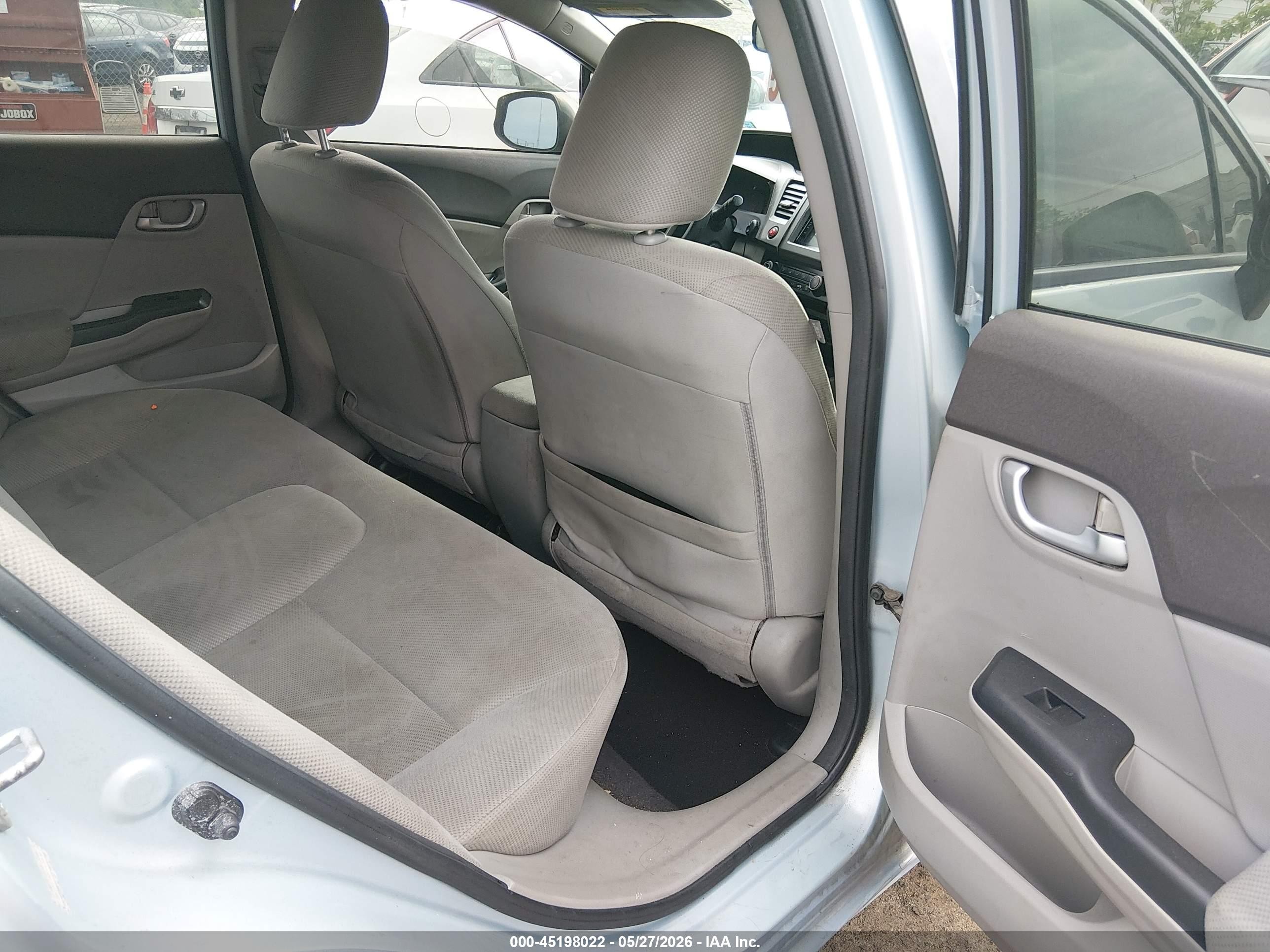2012 Honda Civic Lx Navy vin: 2HGFB2F52CH528630