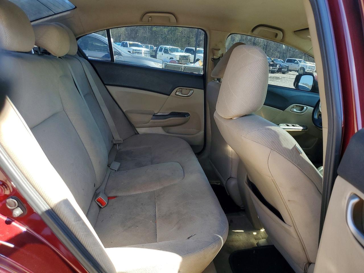 2012 Honda Civic Lx Burgundy vin: 2HGFB2F52CH539076
