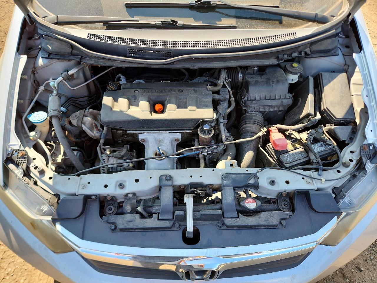 2012 Honda Civic Lx Silver vin: 2HGFB2F52CH557786
