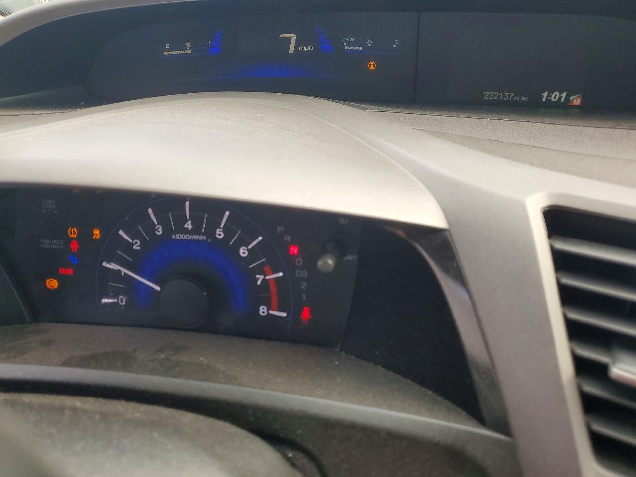 2012 Honda Civic Lx Blue vin: 2HGFB2F52CH558680