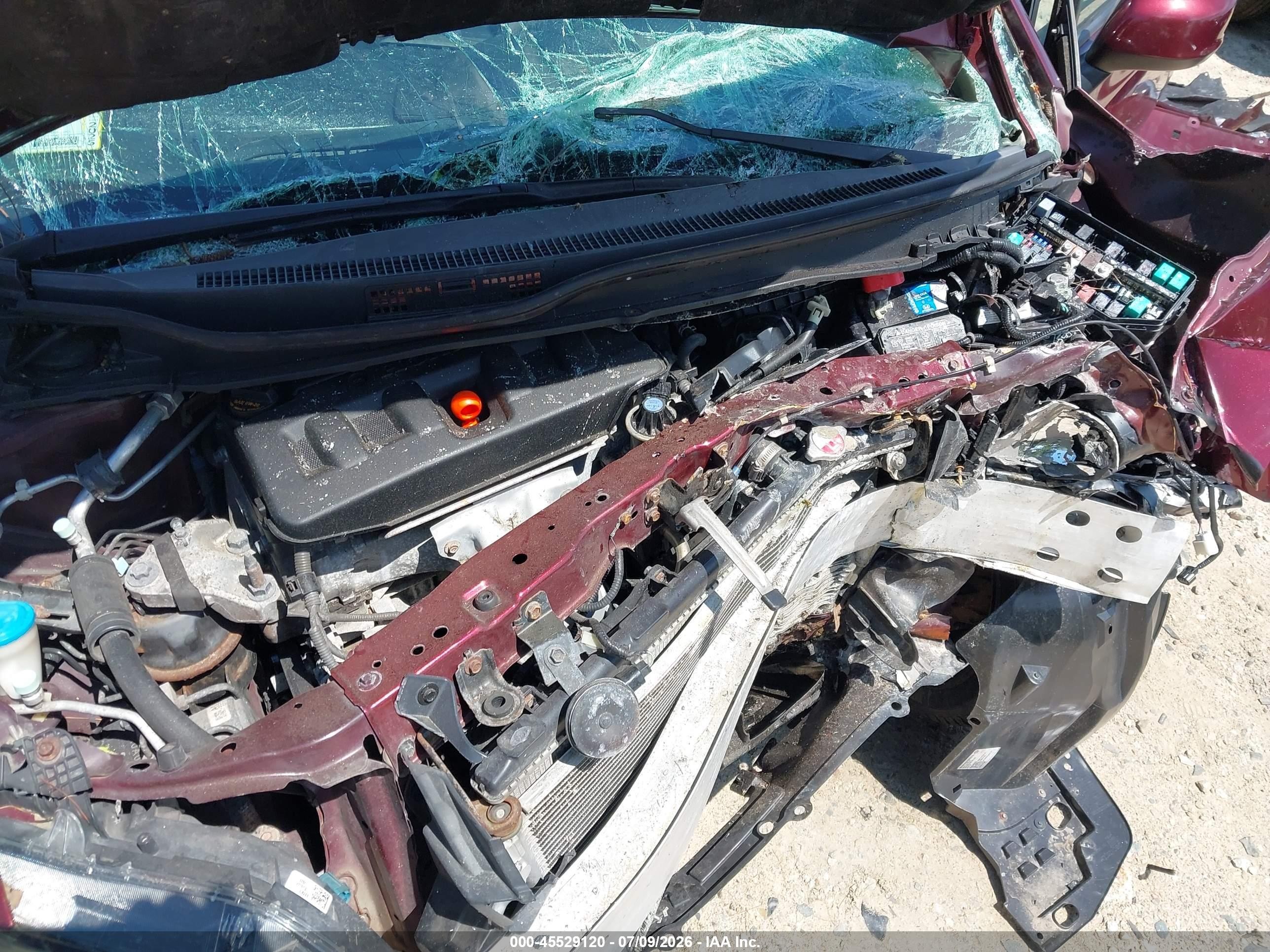2012 Honda Civic Lx Burgundy vin: 2HGFB2F52CH559635