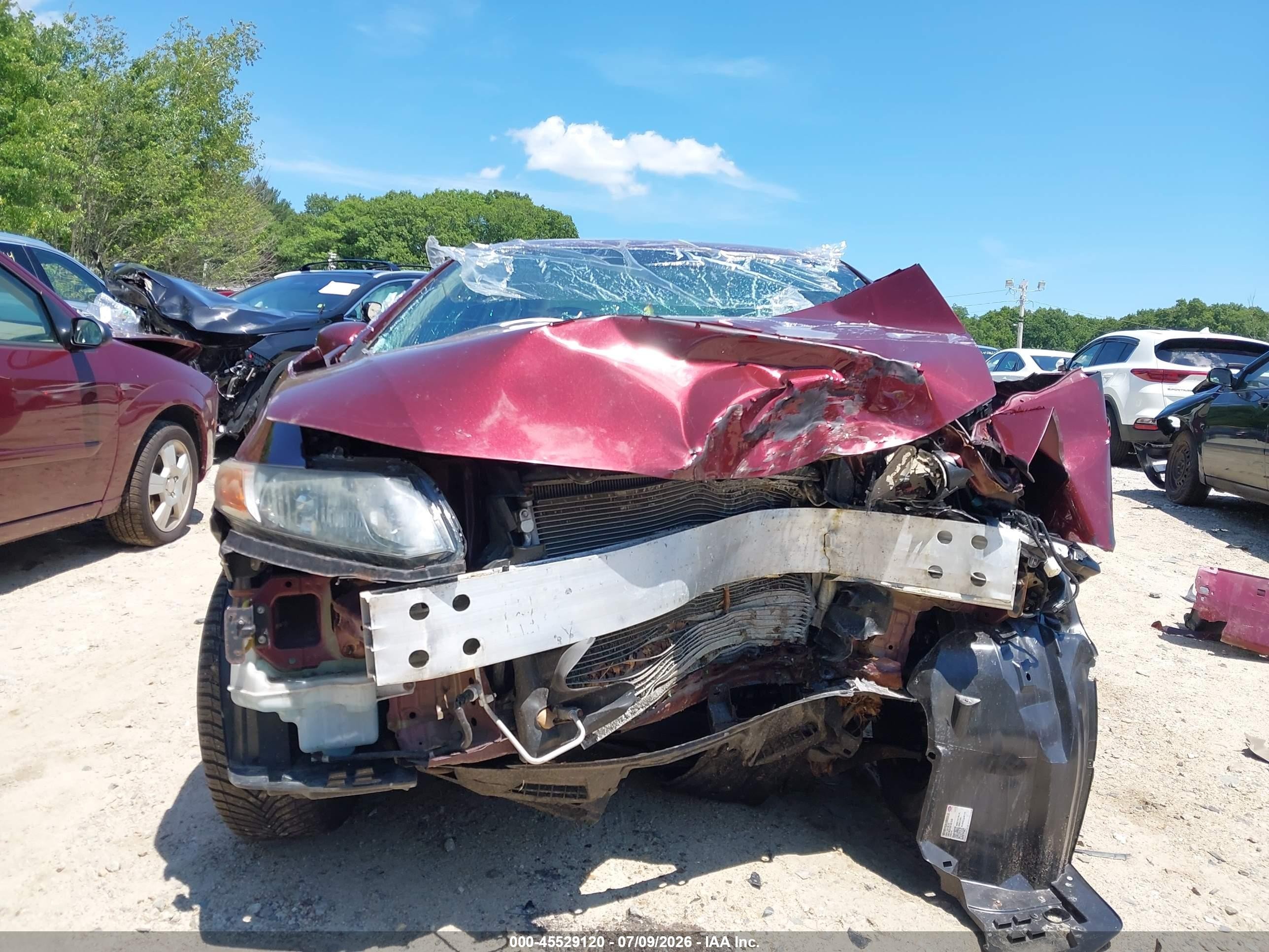 2012 Honda Civic Lx Burgundy vin: 2HGFB2F52CH559635