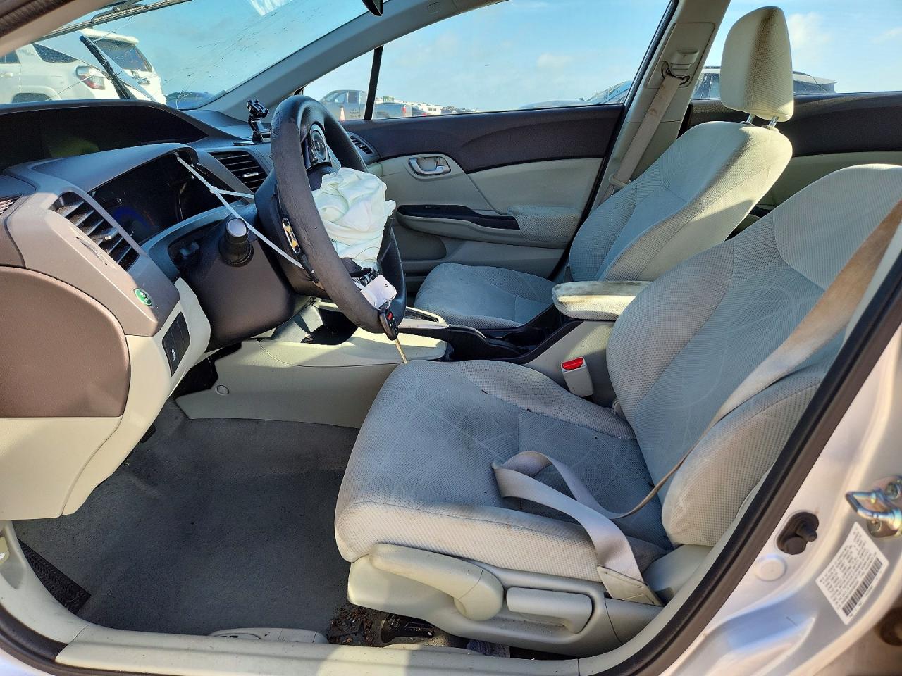 2012 Honda Civic Lx Silver vin: 2HGFB2F52CH560526