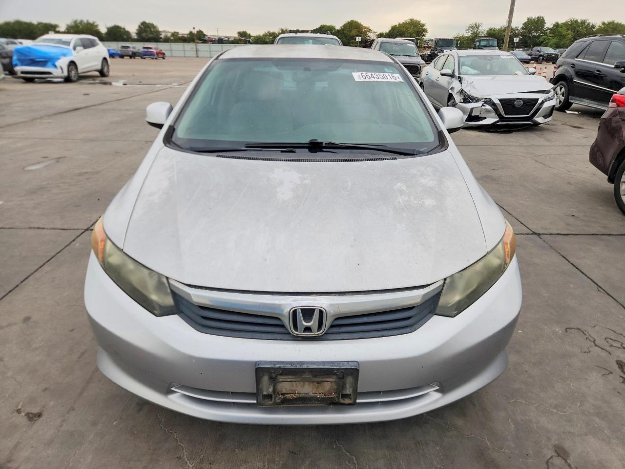 2012 Honda Civic Lx Silver vin: 2HGFB2F52CH564575