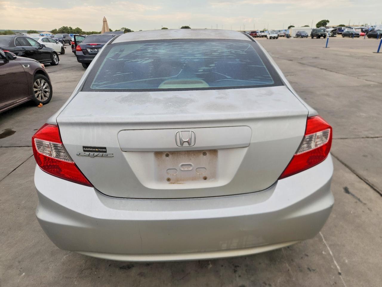 2012 Honda Civic Lx Silver vin: 2HGFB2F52CH564575