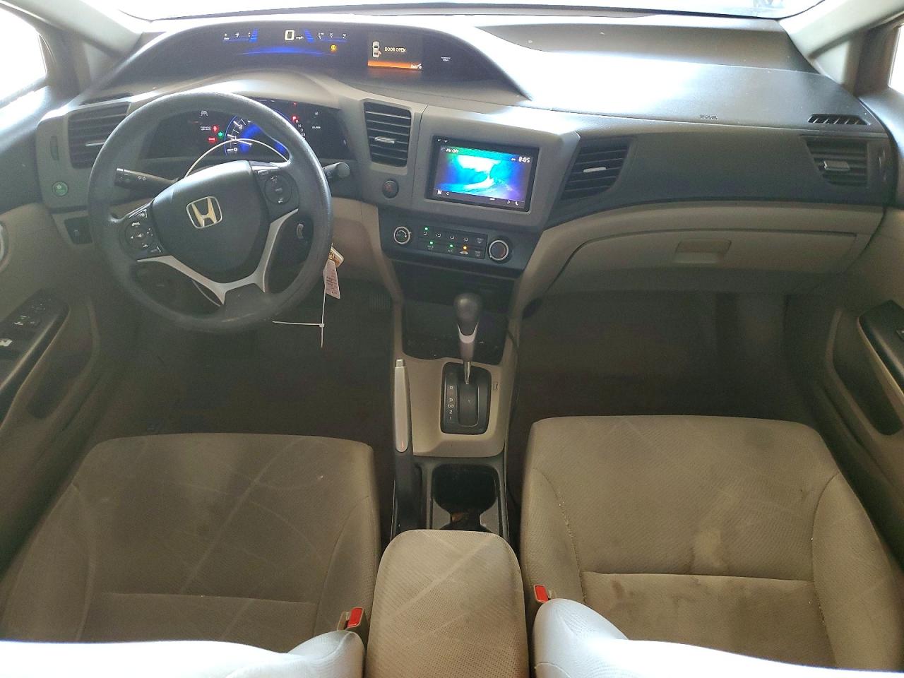 2012 Honda Civic Lx Burgundy vin: 2HGFB2F52CH579416