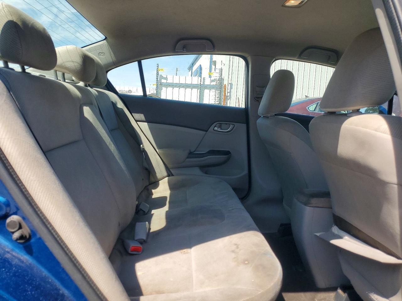 2012 Honda Civic Lx Blue vin: 2HGFB2F52CH580355