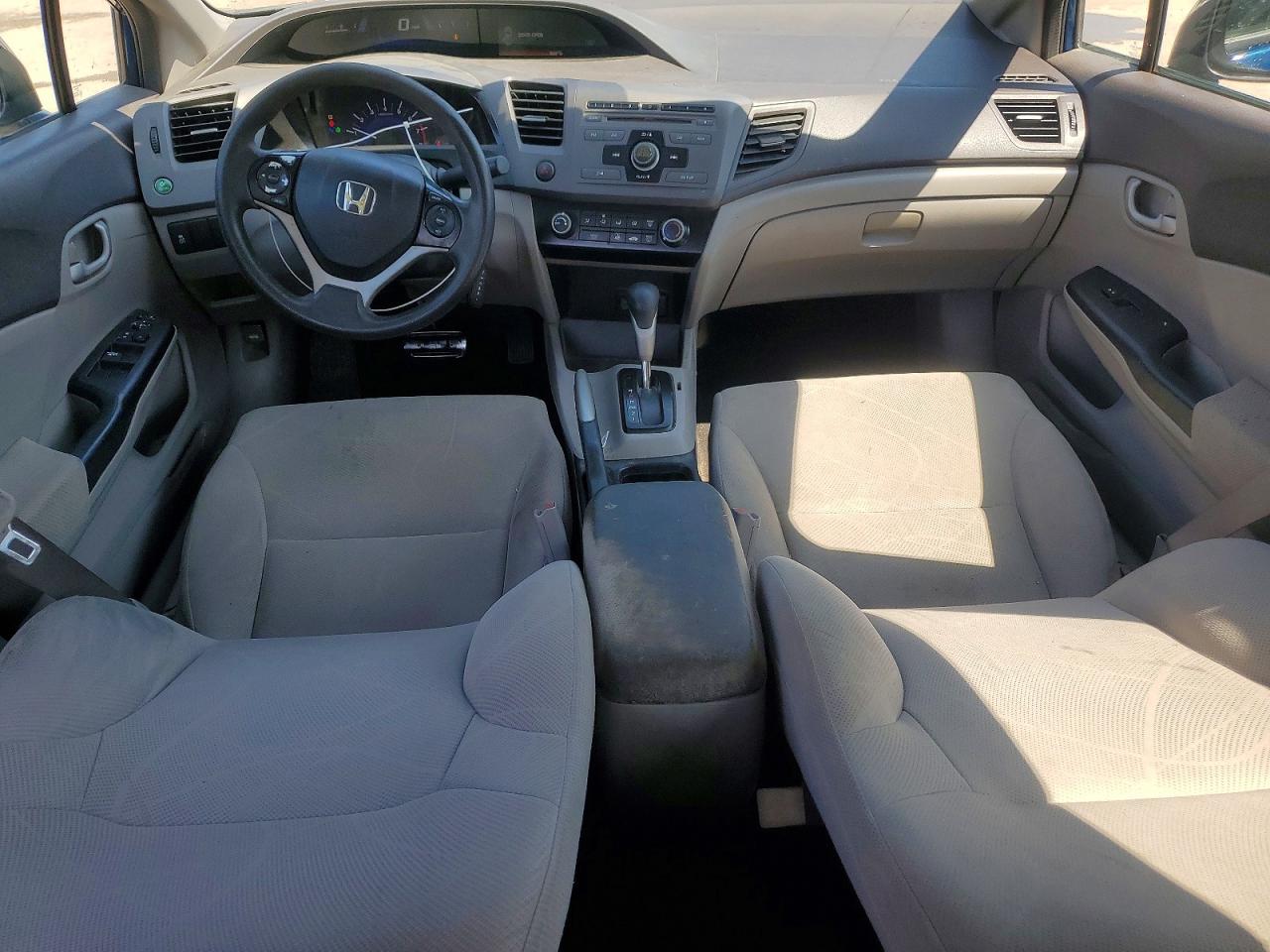2012 Honda Civic Lx Blue vin: 2HGFB2F52CH580355