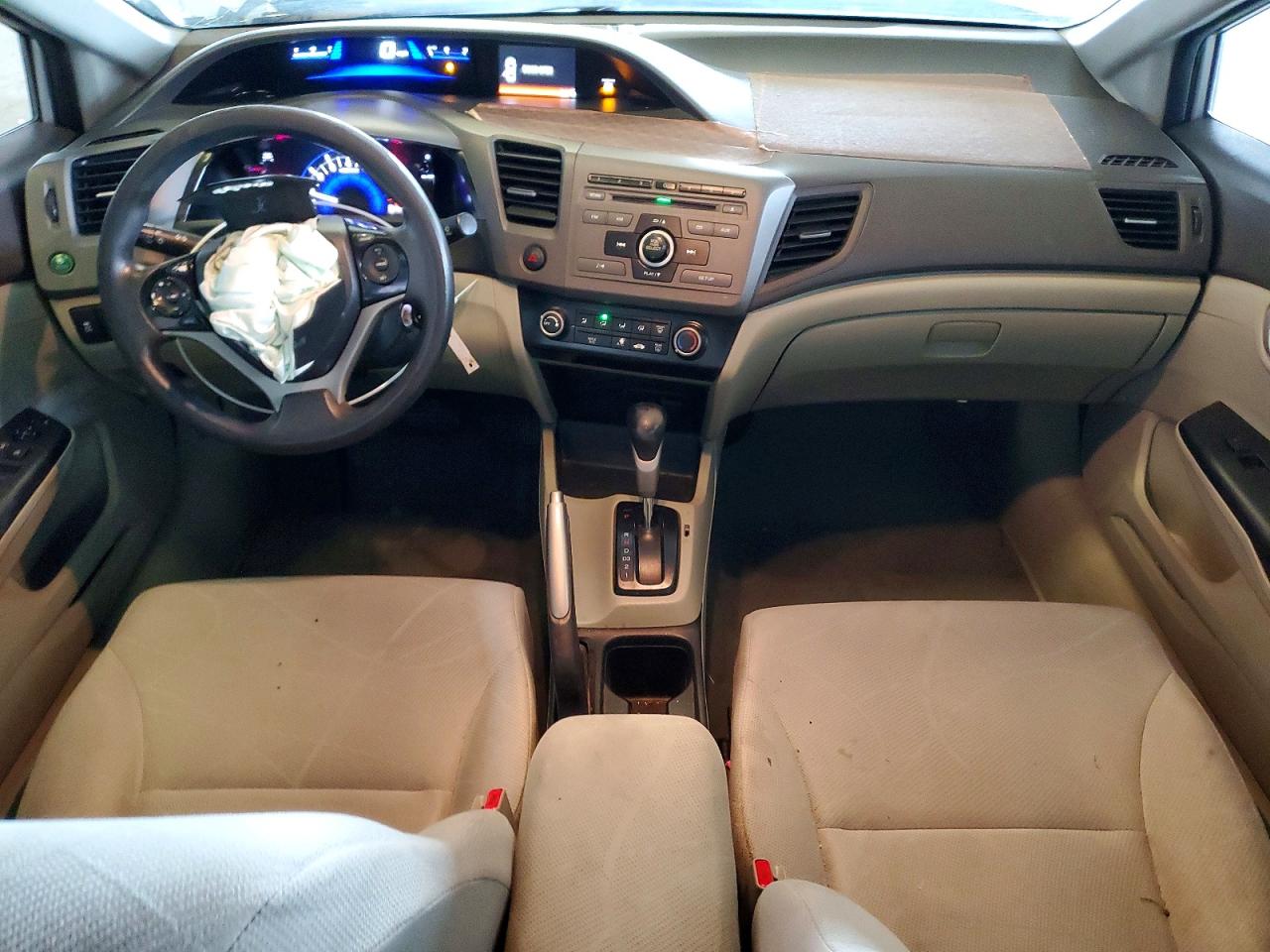 2012 Honda Civic Lx Silver vin: 2HGFB2F52CH592294