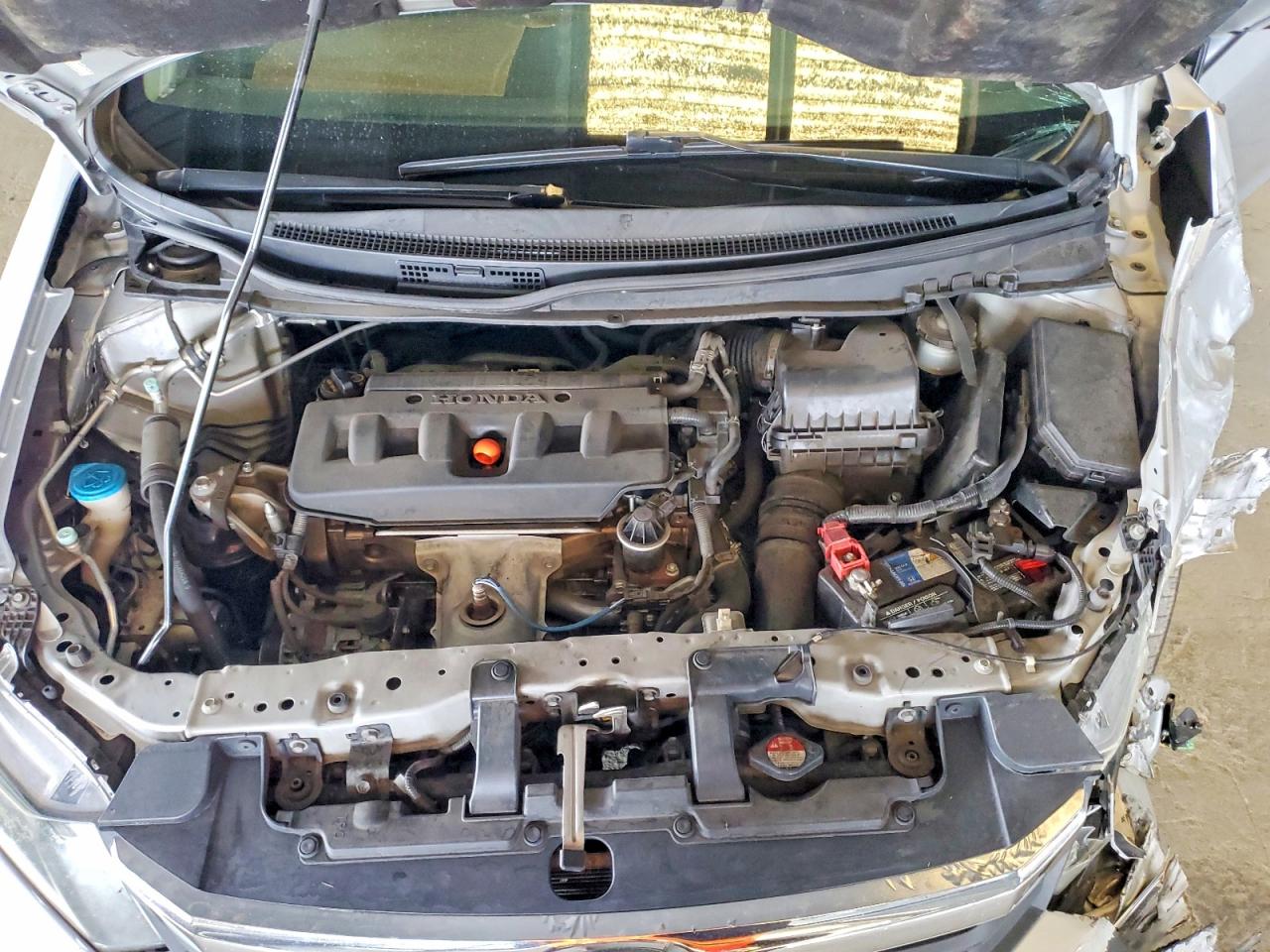 2012 Honda Civic Lx Silver vin: 2HGFB2F52CH592294