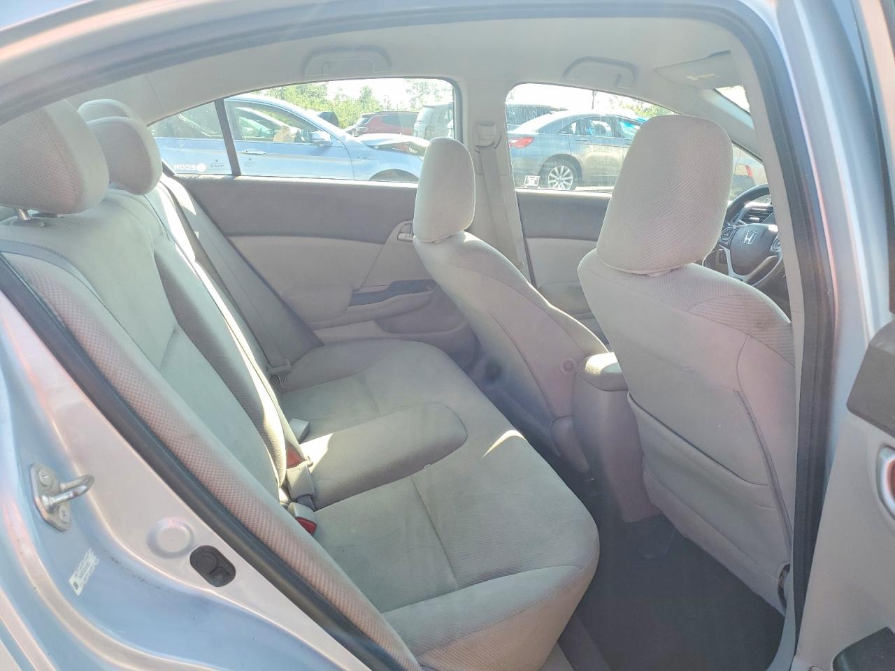2012 Honda Civic Lx Silver vin: 2HGFB2F52CH597835