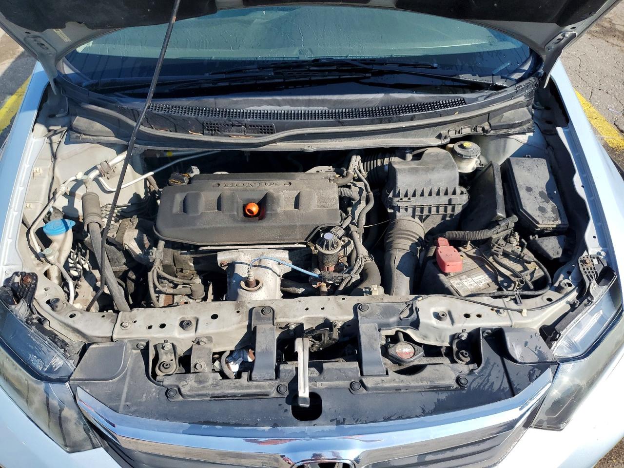 2012 Honda Civic Lx Silver vin: 2HGFB2F52CH597835