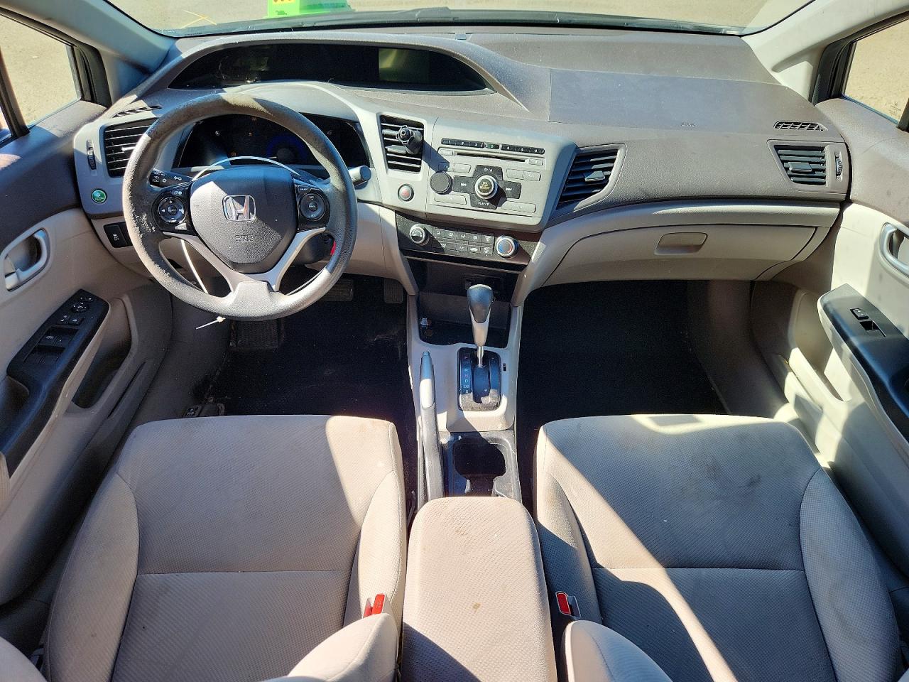 2012 Honda Civic Lx Gray vin: 2HGFB2F52CH602080