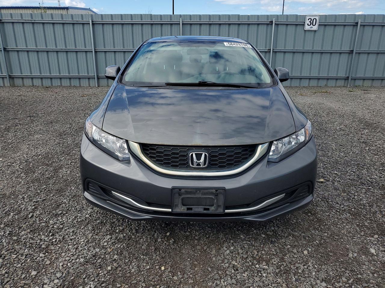 2013 Honda Civic Lx Charcoal vin: 2HGFB2F52DH023513