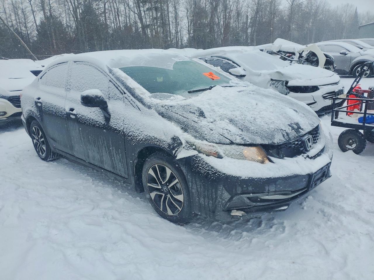 2013 Honda Civic Lx Black vin: 2HGFB2F52DH025407