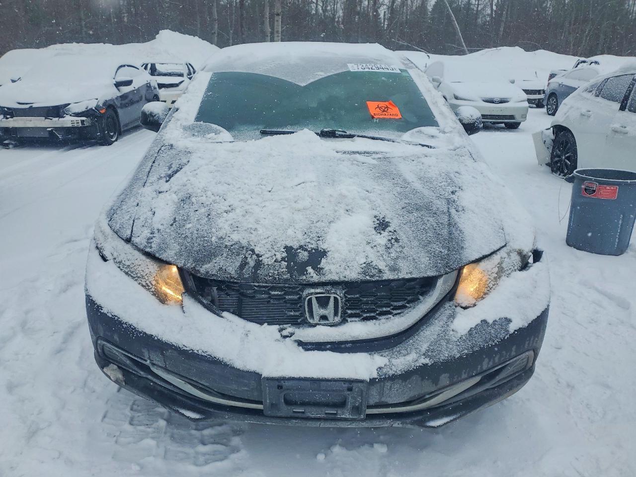2013 Honda Civic Lx Black vin: 2HGFB2F52DH025407