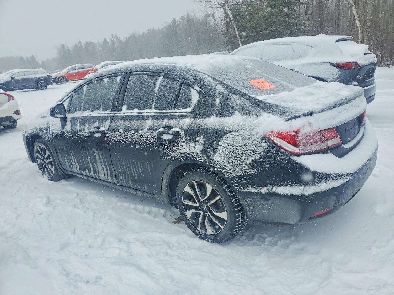 2013 Honda Civic Lx Black vin: 2HGFB2F52DH025407