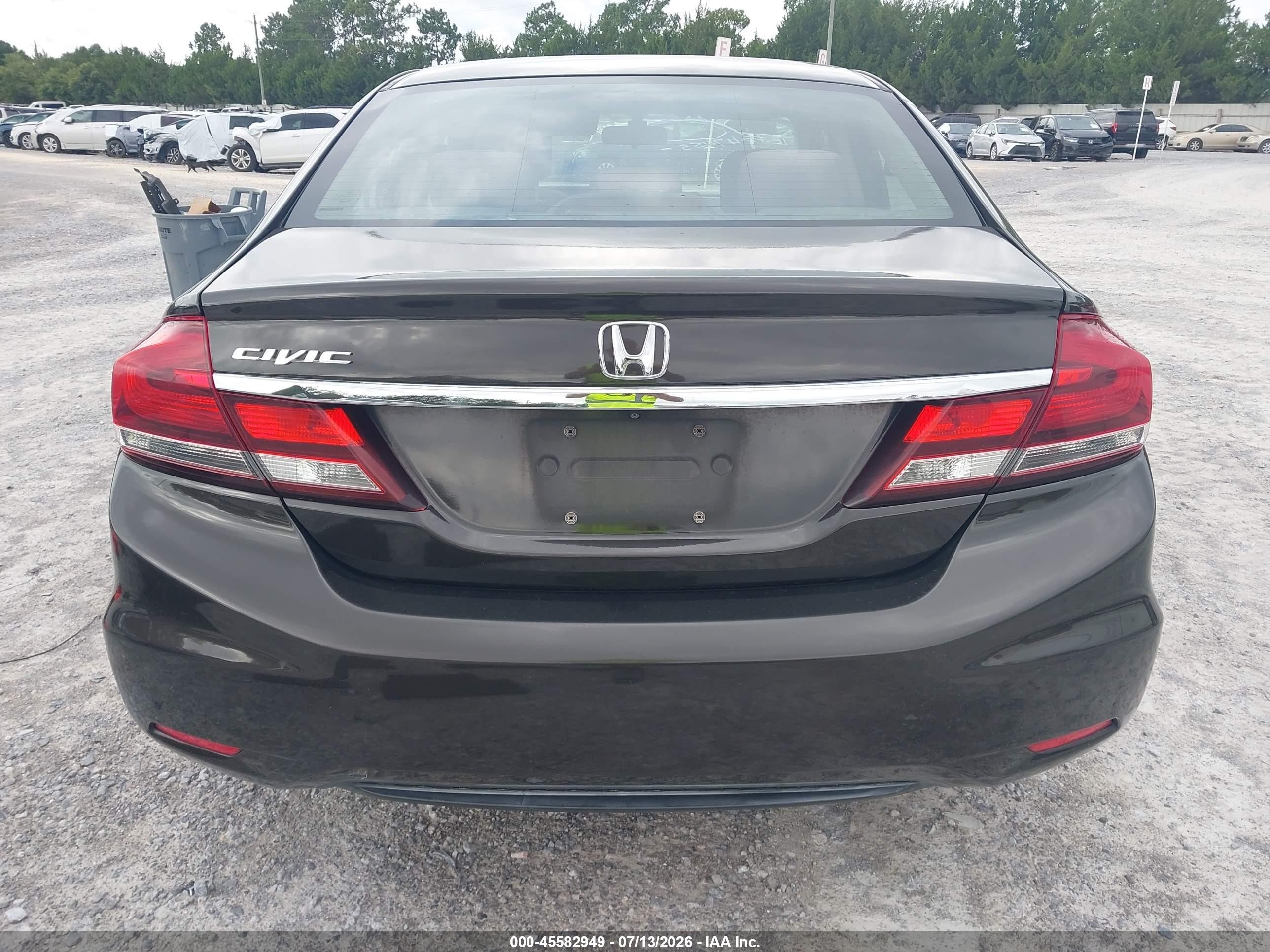 2013 Honda Civic Lx Brown vin: 2HGFB2F52DH510792
