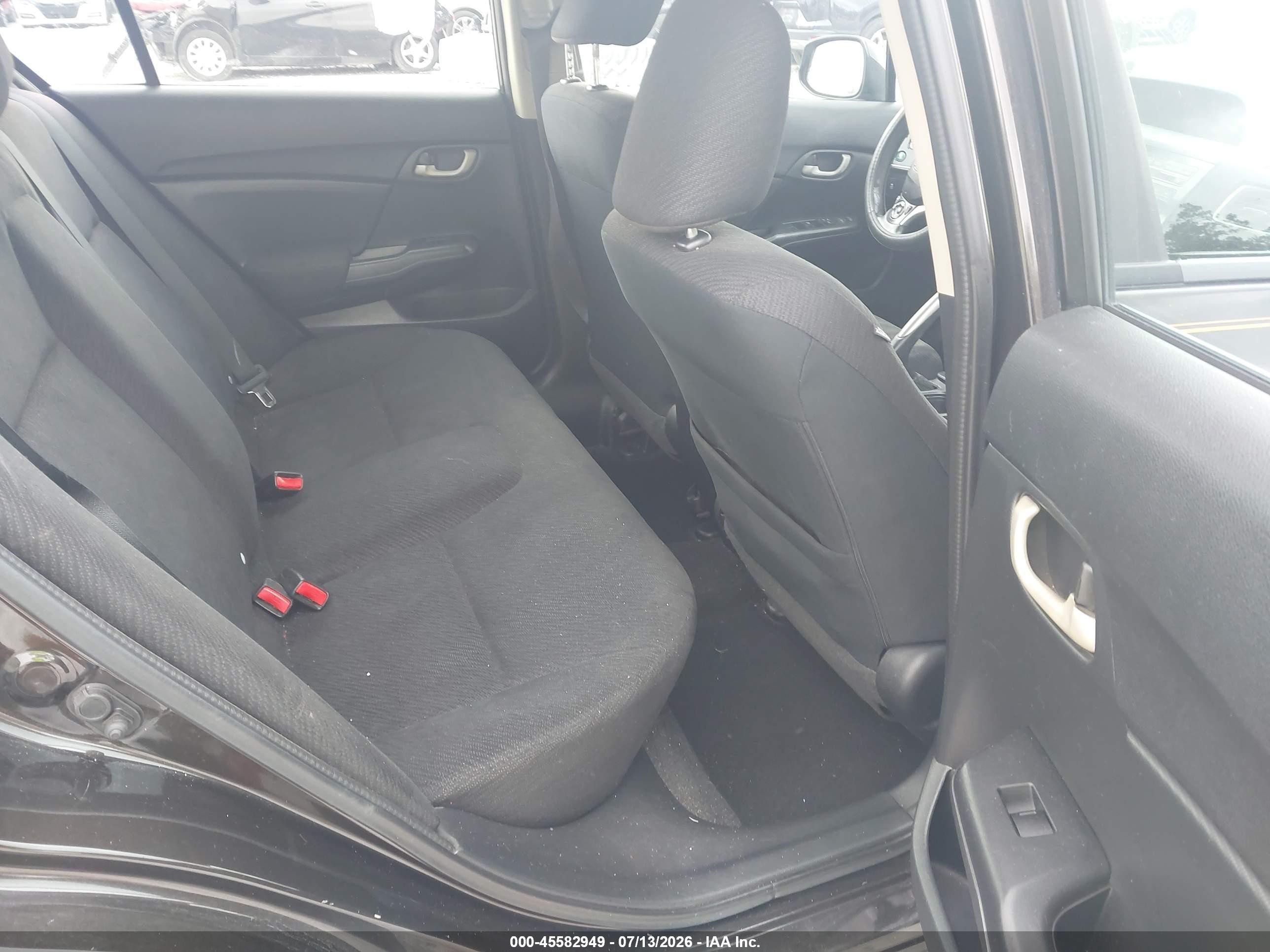 2013 Honda Civic Lx Brown vin: 2HGFB2F52DH510792