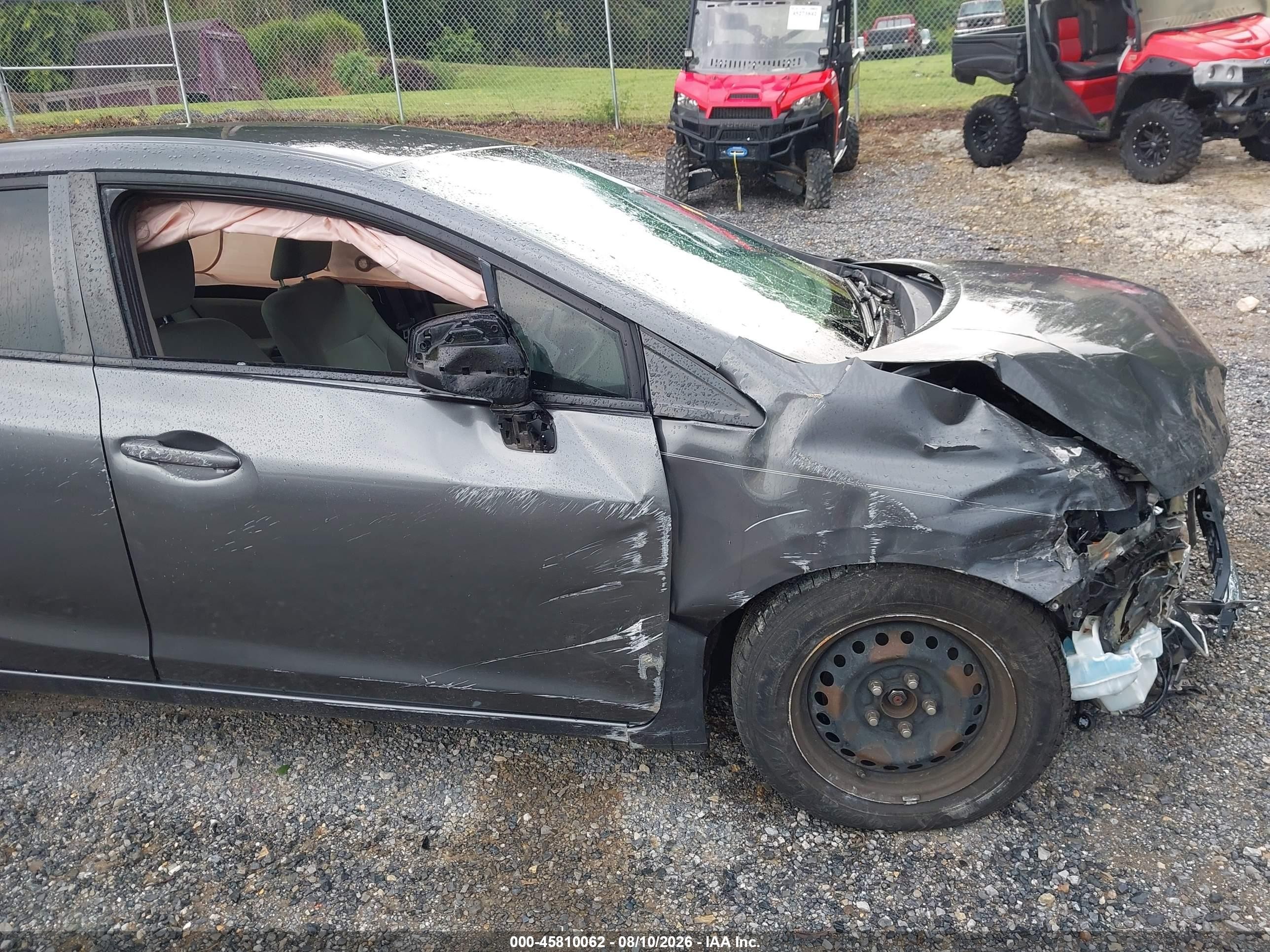 2013 Honda Civic Lx Gray vin: 2HGFB2F52DH530931