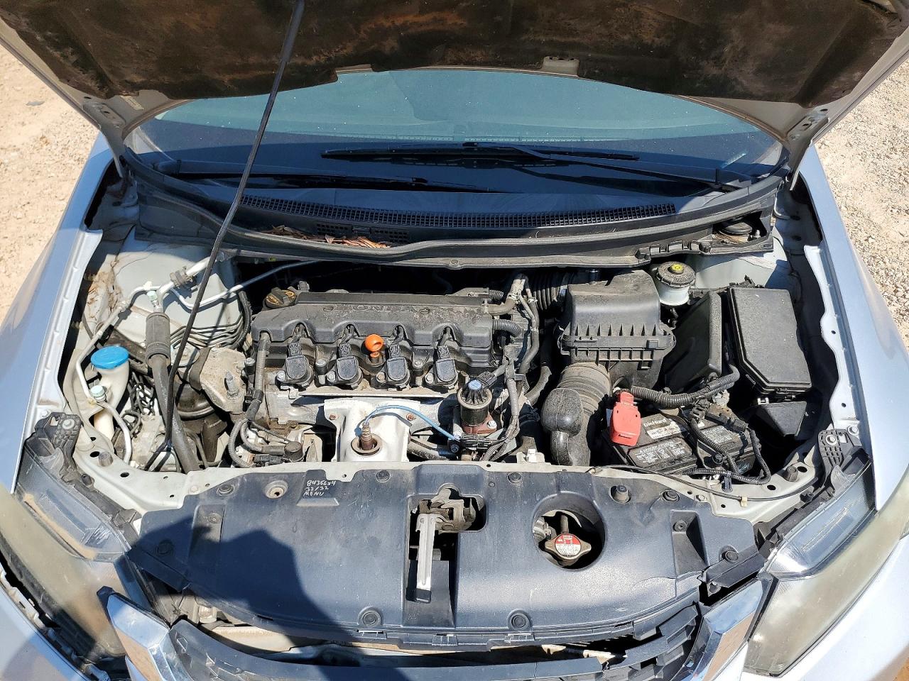 2013 Honda Civic Lx Silver vin: 2HGFB2F52DH546238