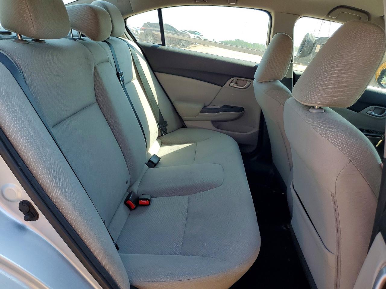 2013 Honda Civic Lx Silver vin: 2HGFB2F52DH546238