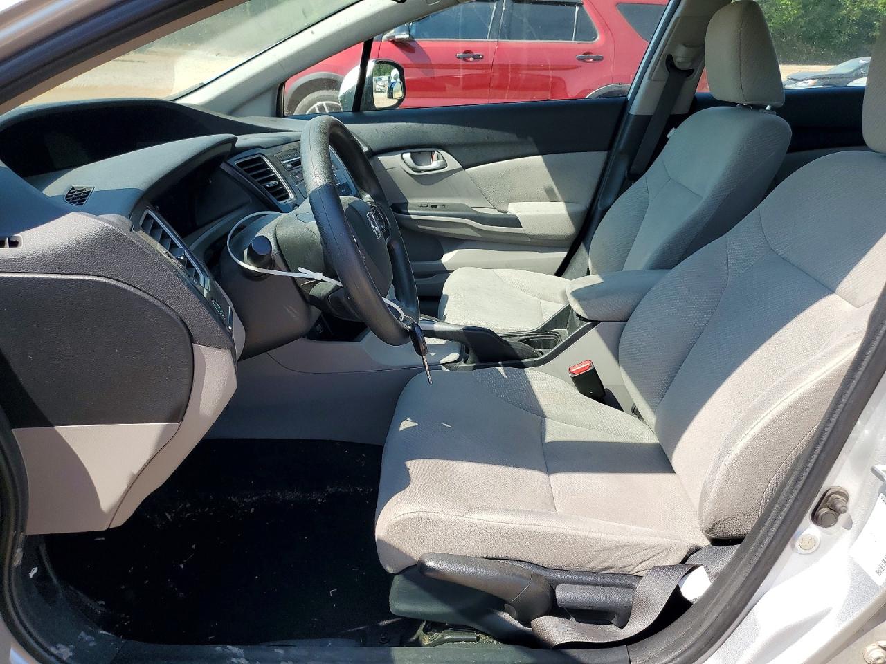 2013 Honda Civic Lx Silver vin: 2HGFB2F52DH546238